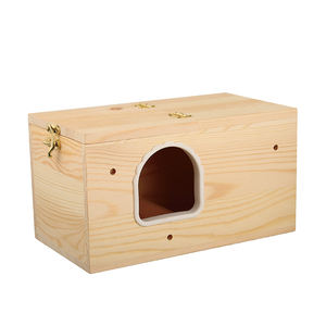 Modern Wood <strong>Bird</strong> <strong>Nest</strong> Incubator Hanging Warm <strong>Bird</strong> Cage for Parakeet Breeding for <strong>Nest</strong> Enclosure Box Packed - Product Image 1