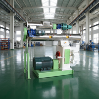 LUODATE 4-12T/H Máquina de pellets de pollo con matriz anular duradera, equipo central para línea de producción de alimento para aves, certificado CE