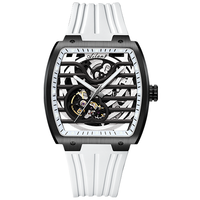 Montre mécanique de luxe AILANG avec tourbillon, boîtier tonneau, pour homme, étanche, lumineuse, automatique, design creux