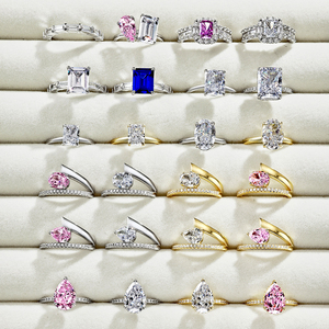 Dylam 8A stropicciato Iced Out Cut Eternity Band S925 argento rodiato anelli <span class=keywords><strong>di</strong></span> <span class=keywords><strong>promessa</strong></span> <span class=keywords><strong>di</strong></span> fidanzamento <span class=keywords><strong>di</strong></span> nozze <span class=keywords><strong>per</strong></span> le donne vestono - Product Image 6