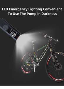 NEWO Pompe à air pour pneu sans fil <span class=keywords><strong>gonfleur</strong></span> de pneu portable pour vélo moto balles lit d'air gonfleurs de pneu - Product Image 6