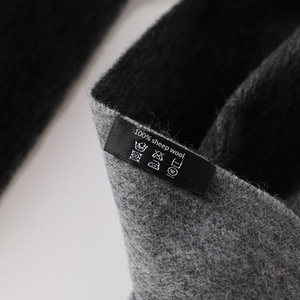100% <strong>Wool</strong> Winter Scarf <strong>Shawl</strong> Blanket Men Women Solid <strong>Color</strong> Tassel Woven Lambs Scarves Pashmina - Product Image 3