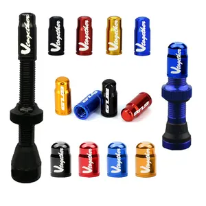 Vtogether V00029600 Custom Logo Franse Stijl Bullet Ventieldopjes Voor Road Mtb Racing Bmx Mountainbike Presta Valve Caps