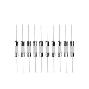 Ceramic Fuse 5x20mm 5.2x20mm Fast Acting/Slow Blow 100mA-30A 250V/125V Cartridge Tube Fuses with Axial Lead Low Voltage Products