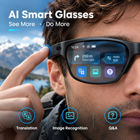 Kacamata Pintar Terbaru 2026 G4 Private Mold Green Light HUD Kamera 20MP 8GB 64GB Konduksi Tulang Open Ear untuk Perjalanan Bisnis