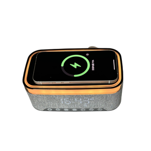 2025 mới đa chức năng thông minh <span class=keywords><strong>Bluetooth</strong></span> Loa với đồng hồ báo thức sạc không dây và tiếng ồn Trắng âm thanh - Product Image 2