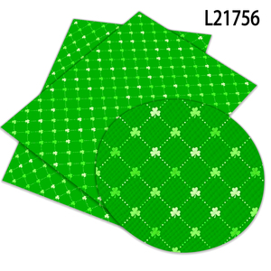 Día de San Patricio, diseño de tartán a cuadros de primavera, impermeable, estampado de piel sintética, lazos para el <span class=keywords><strong>pelo</strong></span> DIY, sofá, muebles decorativos - Product Image 5
