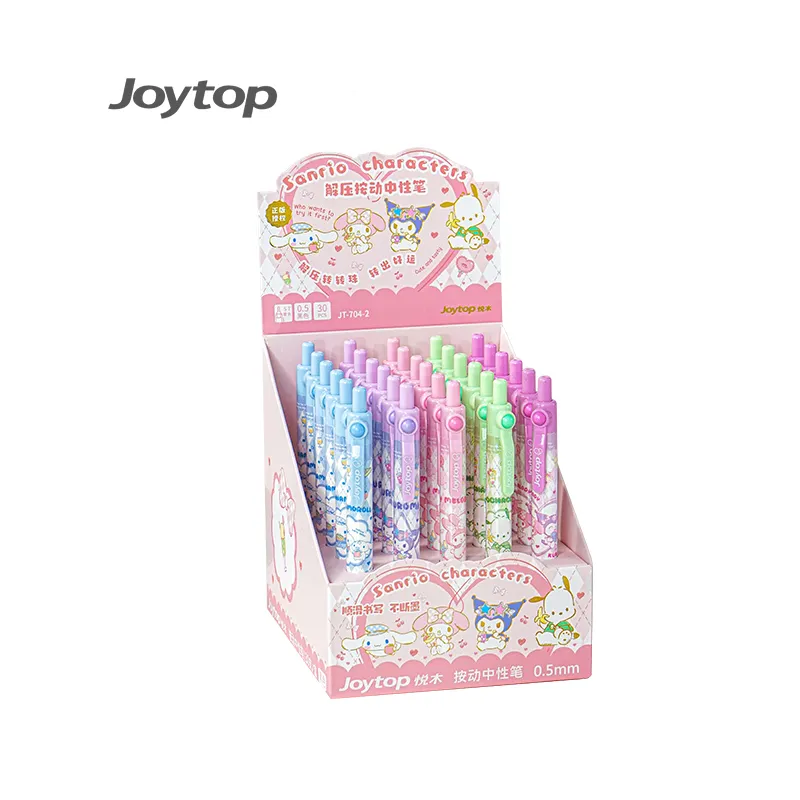 قلم جيل بلاستيكي ظريف من Joytop SR 704-2 يستخدم في الحياة اليومية يستخدم للضغط والفك والإعداد للأدوات المكتبية