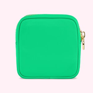 Petite pochette à monnaie transparente en PVC avec patch en chenille personnalisé, mini <span class=keywords><strong>trousse</strong></span> de <span class=keywords><strong>maquillage</strong></span> transparente en nylon - Product Image 4
