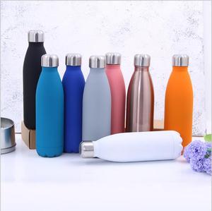 Botella de agua térmica de doble pared de acero inoxidable con aislamiento de cola, para deportes al vacío, ecológica - Product Image 4