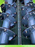 Mélangeur TMR horizontal à double arbre compact Chiwo avec moteur et système de pesage haute sécurité pour les exploitations bovines et ovines