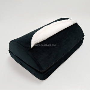 Memory Foam Footrest Pillow Ergonomic Office <strong>Chair</strong> Cushion Anti Slip Bottom Pad Portable Desk Feet Support Height Adjustable - Product Image 3