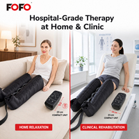 Appareil de massage par compression d'air pour drainage lymphatique, pompe séquentielle à 8 chambres, réglable 30-250 mmHg, 5 modes, pour tout le corps et les jambes