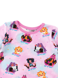 Miozing - Conjuntos de Pijamas de Verano para Bebés con Estampado de Superhéroes, Ropa Infantil para Niñas, Conjuntos de Pijamas de Bambú al por Mayor - Product Image 4