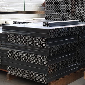 Profilé en aluminium industriel en alliage 6063 T5 Système d'encadrement à rainure de 8mm <span class=keywords><strong>T</strong></span> Extrusion d'aluminium à fente - Product Image 4