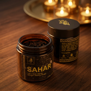 Bukhoor Sahar 50g, encens parfumé arabe de qualité supérieure, parfum exotique d'oud, bakhoor au parfum durable pour la maison, l'hôtel et l'hôtellerie - Product Image 1