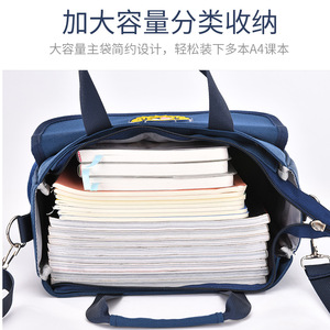 Zm Baby Elementary School Tutoring Bag 18 In Royal Blue Crossbody Shoulder Handbag For Ages 6-12 Unisex Student Tote - Product Image 4