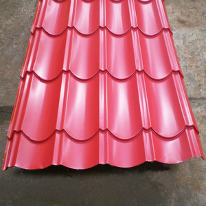 Revêtement de toiture et de paroi d'entrepôt industriel, panneau ondulé galvanisé, tôle de toiture en acier galvanisé prépeint - Product Image 1