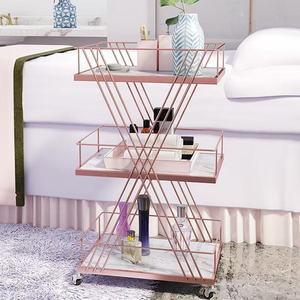 รถเข็นอุปกรณ์ทำผมสำหรับร้านเสริมสวย รุ่นใหม่ ชั้นวางของแบบรถเข็น - Product Image 4