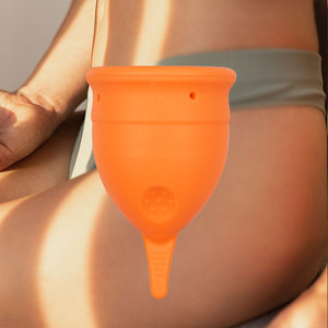Copas menstruales <span class=keywords><strong>Copa</strong></span> Iso 13485 de silicona de grado médico orgánico amigables con ECS al por mayor - Product Image 1