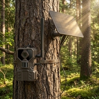 Caméra de chasse solaire intégrée OEM ODM 4G MMS SMTP FTP IP66 avec système d'alimentation double et reconnaissance et classification IA
