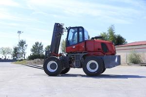 Carretilla elevadora diésel de servicio pesado <span class=keywords><strong>5T</strong></span> con motor intercambiable para terrenos rocosos - Product Image 5