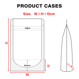 17*24 + 4Cm Thân Thiện Với Môi Nhôm Lá Mỏng Nhiều Lớp Giấy Kraft Dây Kéo Túi Nắp Kéo Thực Phẩm An Toàn Phòng Chống Mùi Bao Bì Sushi Sữa - Product Image 2