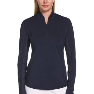 Jersey informal de manga larga personalizado OEM para mujer, jersey que absorbe la humedad, diseño ajustado con logotipo bordado en la parte delantera - Product Image 1