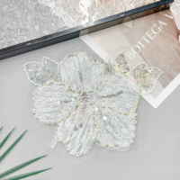 Nouvel Arrivage : Applique Florale en Dentelle Blanche pour Robe, Sac, Chapeau, Décoration de Vêtements, Embellissement de Couture – Vente en Gros