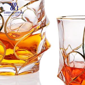 Tasse transparente en verre soufflé pour <span class=keywords><strong>whisky</strong></span>, pour promotion, forme unique, spiritueux de dégustation, gobelet en verre pour vodka, 10oz - Product Image 3