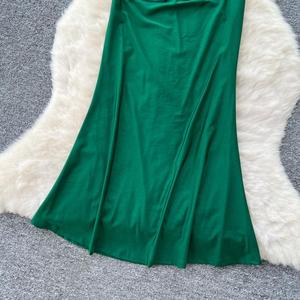 Abito da Sera <span class=keywords><strong>Verde</strong></span> <span class=keywords><strong>Smeraldo</strong></span>, <span class=keywords><strong>Vestito</strong></span> di Lusso da Donna con Cristalli e Corsetto Incrociato per Gala e Banchetti - Product Image 6