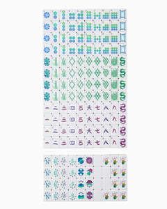 Four Tier Mahjong Set 160 Acrylic Engraved Luxury Set American Mahjong Tiles for Family Gatherings <b>Entertainment</b> and Gifting - Product Image 3