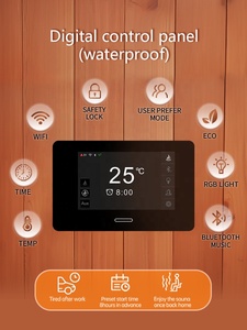 Stepon 26 Năm + Nhà Sản Xuất OEM ODM Wifi Ứng Dụng Kỹ Thuật Số Phòng Tắm Hơi Bảng Điều Khiển Hệ Thống Điện Hồng Ngoại Tắm Hơi Điều Khiển - Product Image 3