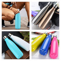 Botella Térmica de Acero Inoxidable Ecológica, Precio al por Mayor, Aislamiento Térmico de 6-12 Horas, para Camping y Actividades al Aire Libre