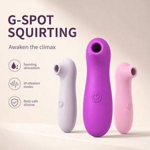 Vibrateur à succion USB rechargeable, stimulateur de clitoris et de mamelons, autres produits de massage, jouets sexuels pour femme pour le point G et la masturbation - Product Image 1