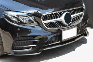 Lèvre avant de pare-chocs Sport en Fiber de carbone ZS C238 pour <span class=keywords><strong>Mercedes</strong></span> E200 E400 E500 coupé 2 portes 2017-2019 - Product Image 4