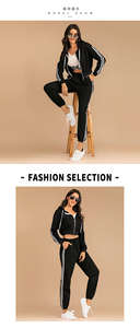 Женский спортивный костюм с длинным рукавом - Product Image 3