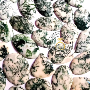 Nouveau lot en gros d'agates cabochons en vrac, vendues au poids, avec différentes formes et tailles, utilisées pour la fabrication de bijoux. - Product Image 2