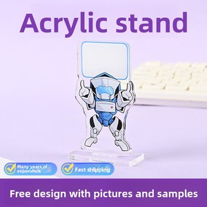 Insegna Acrilica a Forma Umana in Stile Cartone Animato, Ornamenti <span class=keywords><strong>Anime</strong></span>, Espositore Bifacciale Carino, Design Personalizzato, Vendita all'Ingrosso - Product Image 3