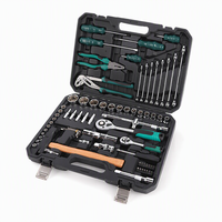 Kit d'outils à main en acier au carbone de 76 pièces pour la réparation à domicile et des véhicules (clés à douille et tournevis)