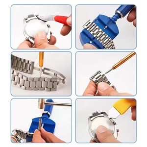 147Pcs Công Cụ Đồng Hồ Mở Loại Bỏ Thanh Mùa Xuân Sửa Chữa Pry Tuốc Nơ Vít Đồng Hồ Công Cụ Sửa Chữa Kit Thợ Đồng Hồ Công Cụ Cứng Trường Hợp OEM - Product Image 3