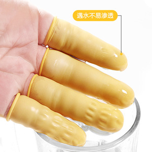 Doigts en latex Good Helper, stériles, sans poudre, texturés, pour la protection des doigts lors des travaux électroniques - Product Image 1