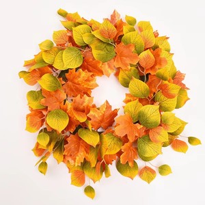 Guirlande réaliste en soie d'eucalyptus pour <span class=keywords><strong>porte</strong></span> d'entrée, mur, décoration moderne <span class=keywords><strong>de</strong></span> ferme, maison, toutes saisons, intérieur/<span class=keywords><strong>extérieur</strong></span> - Product Image 3