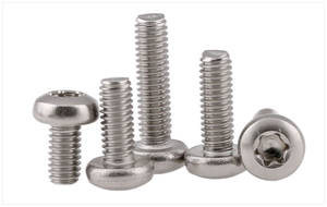 สกรูหัวจานแบบ Torx รุ่น <span class=keywords><strong>Heng</strong></span> <span class=keywords><strong>Tai</strong></span> GB2672 316 304 ขนาด 6*8-6*100 พร้อมร่องกันขโมยแบบ Plum ผลิตจากเหล็กกล้าไร้สนิมความแข็งแรงสูง มาตรฐานเมตริก 8.8 - Product Image 6