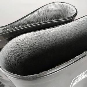 Bottes de pluie Ocean Deer 43 #   Bottes noires antidérapantes pour travaux de construction, hauteur genou - Product Image 3