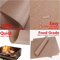 Paquete de 3 láminas de papel de transferencia térmica de 12 x 16 pulgadas para ropa, antiadherente, resistente al calor, tapete de fibra de vidrio PTFE para manualidades