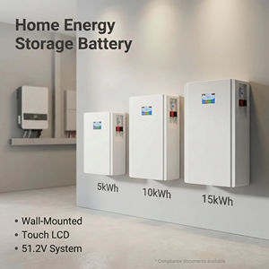 Batterie LiFePO4 51,2V 48kWh, stockage d'énergie solaire, mur d'alimentation intelligent avec BMS, solution d'énergie verte écologique pour appartement, condo, balcon - Product Image 1