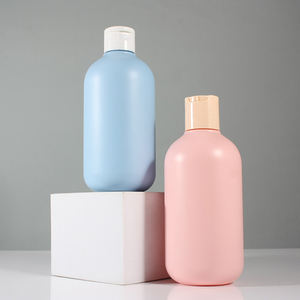 Custom Soft Touch Pink Blue 400ml Empty <strong>HDPE</strong> <strong>Plastic</strong> Shampoo Lotion <strong>Bottle</strong> With Screw Cap - Product Image 5