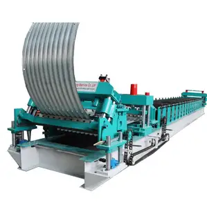 Animal Feeding System Corrugated Water Tank Grain Bin Storage Making Machine Steel Silo Panel Roll Forming Machine Silo Sheet Ma