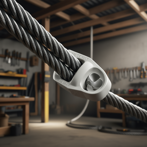 Clip de fixation pour câble métallique DeWalt avec rondelle et attache pour une fixation sécurisée - Product Image 3